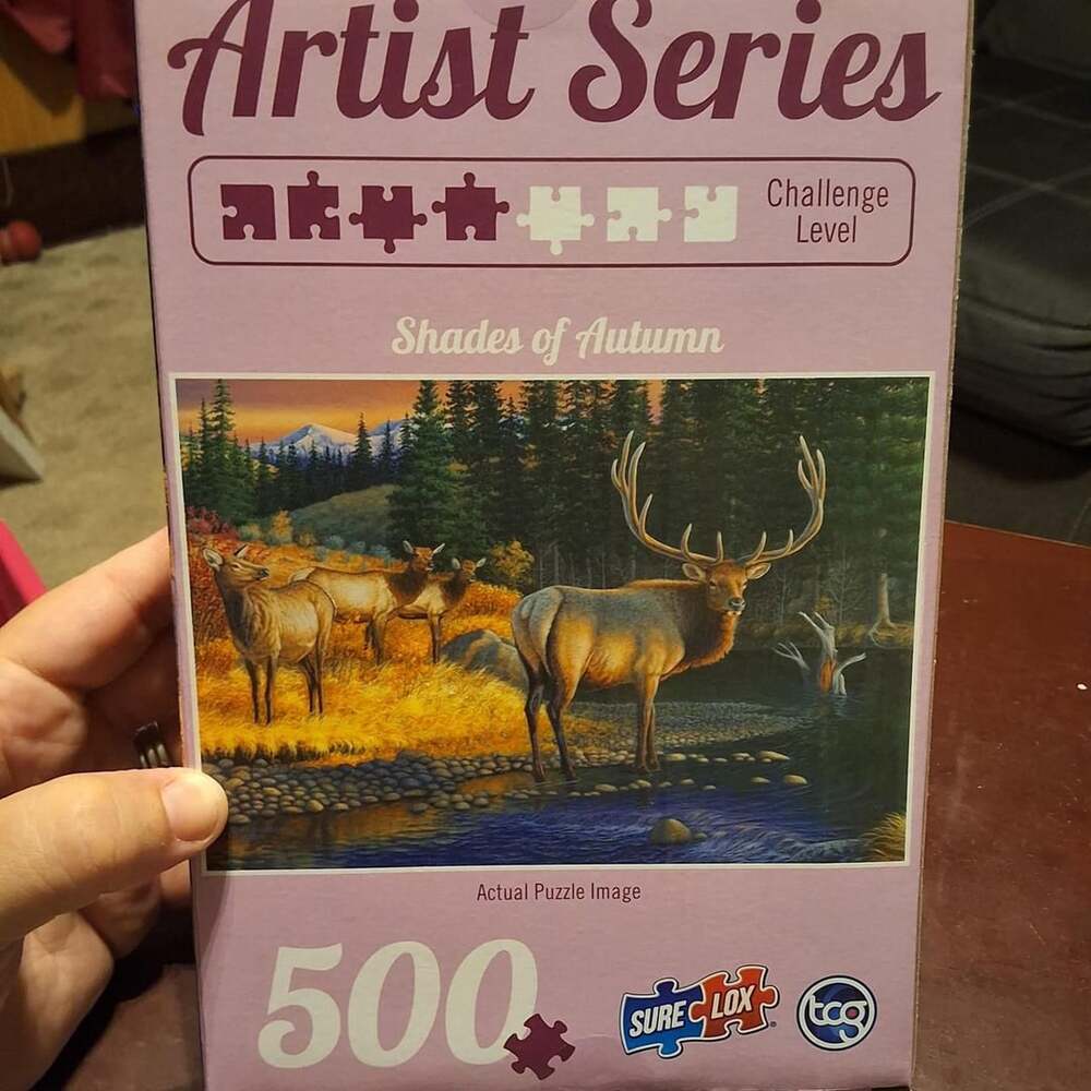Sure-Lox Shades of Autumn Artist Series 500 Piece Puzzle